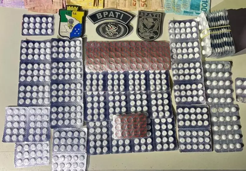 Polícia apreende mais de 700 comprimidos de rebite e prende dois homens em Umbaúba-SE
