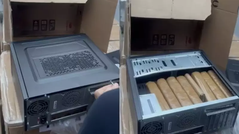 Polícia apreende quase 230 kg de drogas escondidos em gabinetes de computadores em Fortaleza | Vídeo