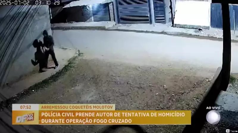 Policia Civil prende suspeito de tentativa de homicídio no Gama, DF