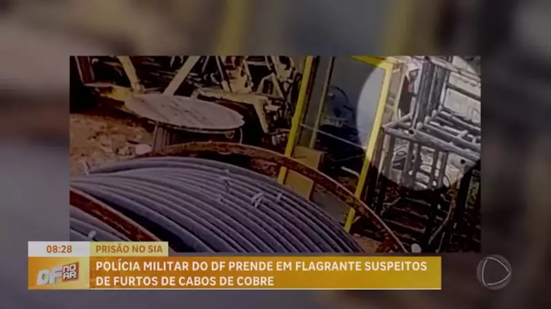 Polícia Militar do DF prende suspeitos de furto de cabos de cobre em flagrante | Notícias R7