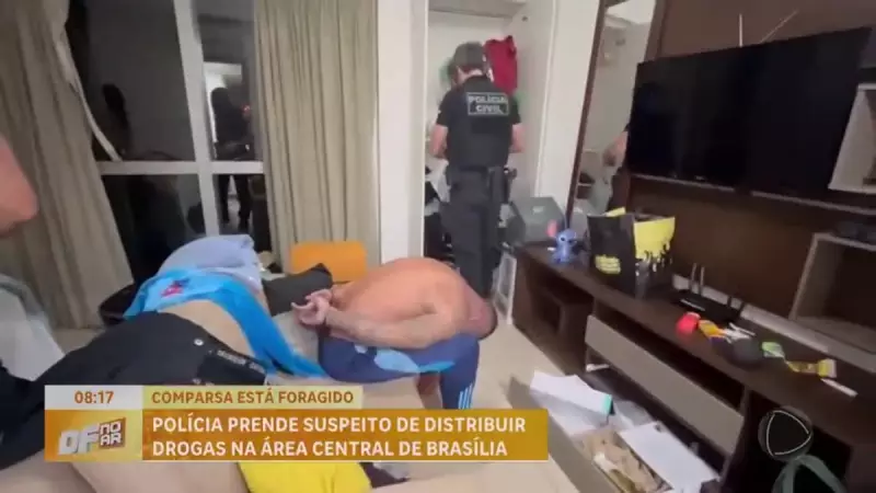 Policia prende suspeito de distribuir drogas na área central de Brasília: veja detalhes