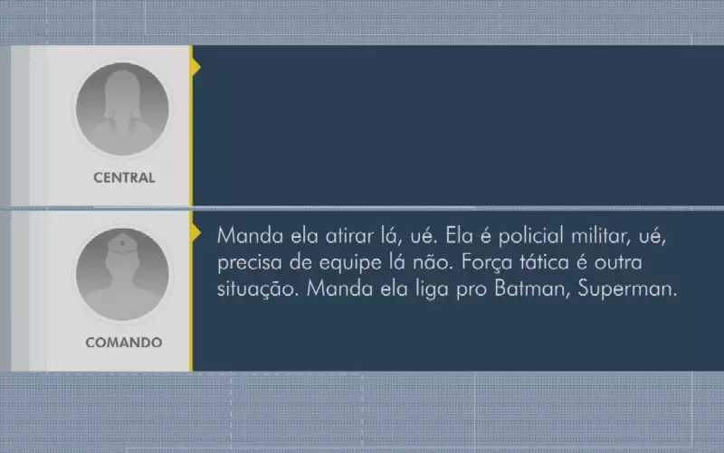 Policial faz piada com pedido de socorro de colega e sugere ligar para Batman e Superman — ouça o áudio