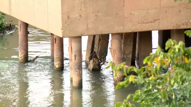Ponte em Colatina-ES apresenta ferrugem e pilares quebrados; vistoria aponta risco à estrutura