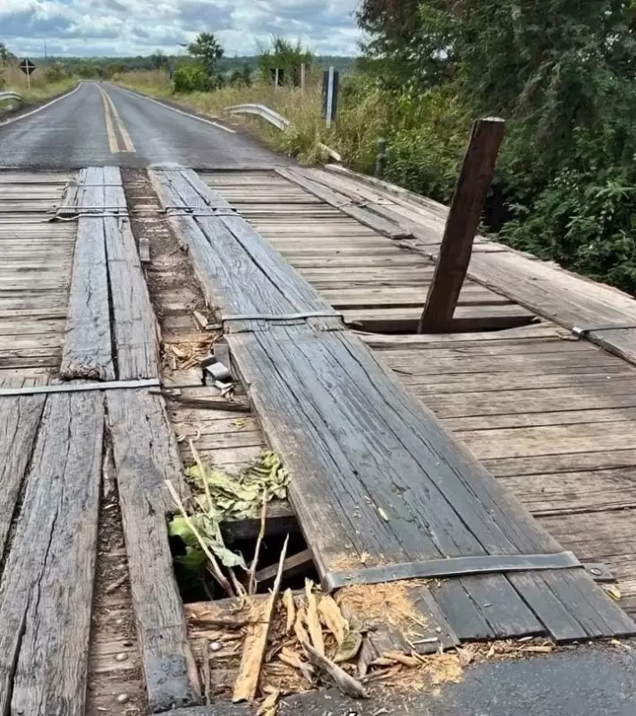 Ponte em Piripiri (PI) é interditada parcialmente devido a risco de desabamento