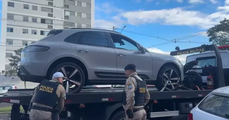 Porsche de luxo apreendido no Paraná: veja os detalhes da operação policial