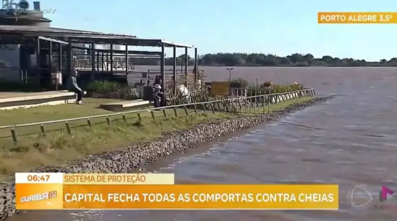 Porto Alegre fecha comportas para conter avanço do Guaiba: saiba os detalhes