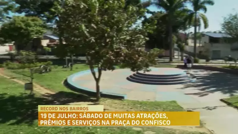 Praça do Confisco em BH quebra recorde de público com serviços e shows imperdíveis