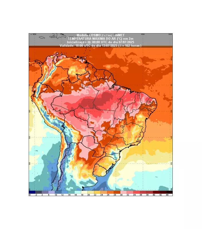 Previsão do tempo no Brasil: manhãs frias, tardes secas e chuva no litoral até domingo (13)