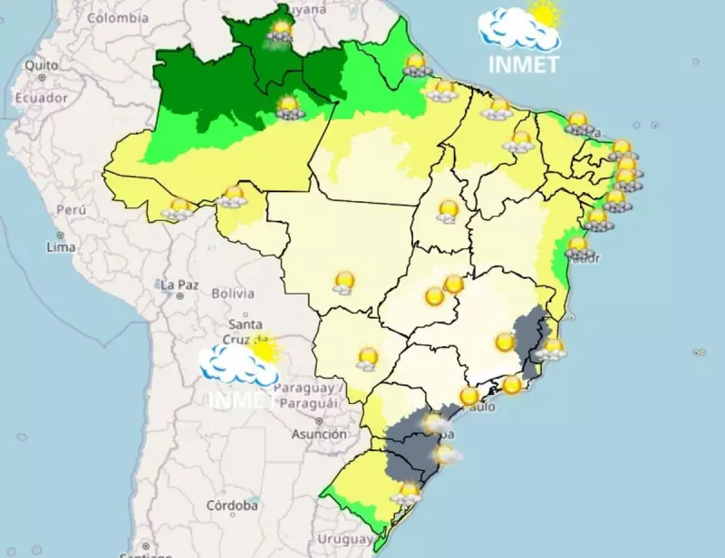 Previsão do tempo: semana começa com tempo firme na maior parte do Brasil