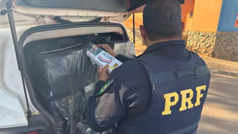 PRF recupera veículo furtado e apreende cigarros ilegais em operação na região de Rio Preto