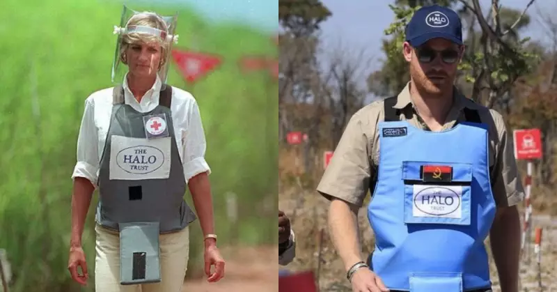 Príncipe Harry recria momento icônico de Diana em campo minado: um tributo emocionante