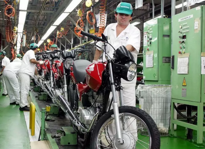 Produção de motos no Brasil ultrapassa 1 milhão de unidades no primeiro semestre de 2025