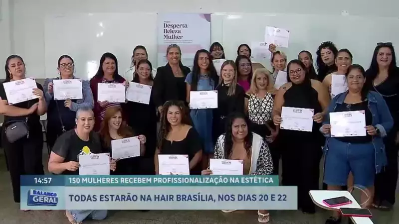 Projeto em Ceilândia capacita mulheres em especializações da beleza e transforma vidas