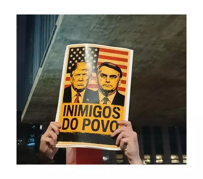 Protesto em São Paulo contra tarifas de Trump reúne milhares e vira destaque nacional