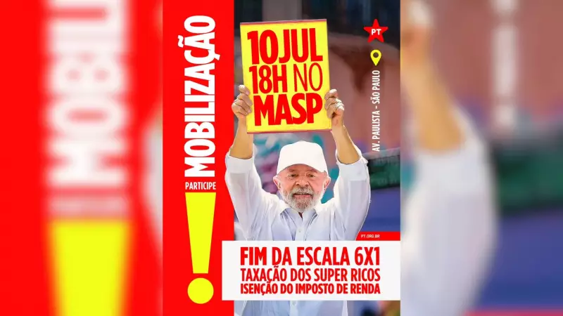 PT aproveita popularidade de Lula e organiza ato por taxação de super-ricos