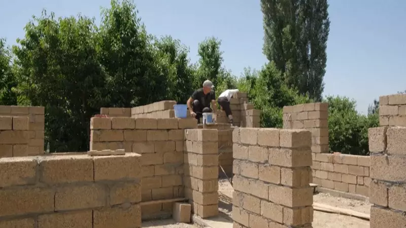 Quirguistão inova na construção sustentável: casas feitas com blocos de casca de arroz
