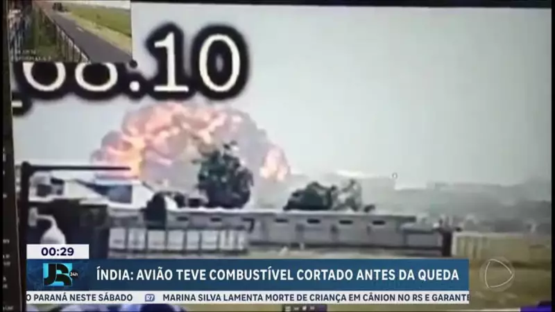 Relatório revela falha no fornecimento de combustível em acidente com avião da Air India