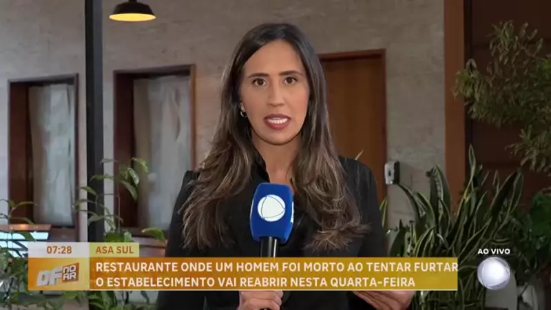 Restaurante na Asa Sul reabre após homicídio durante tentativa de furto no DF