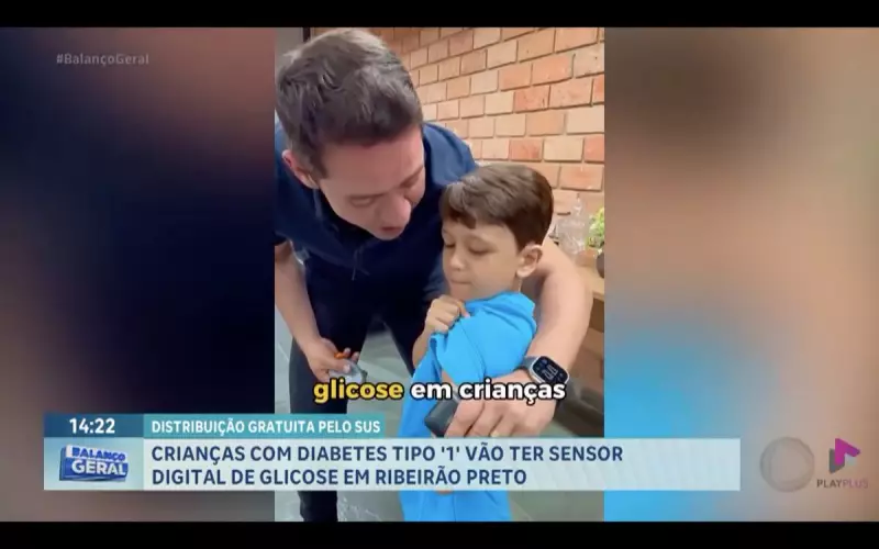 Ribeirão Preto implementa sensores digitais de glicose para crianças com diabetes tipo 1