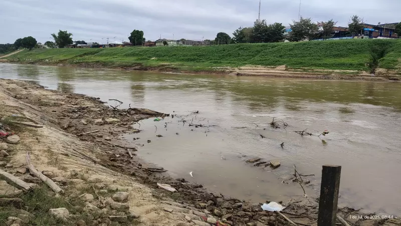 Rio Acre atinge o 3º pior nível em 10 anos para início de julho, alerta Defesa Civil