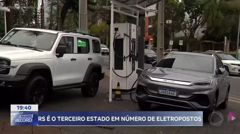 Rio Grande do Sul dispara no ranking de eletropostos e Porto Alegre ganha reforço na mobilidade elétrica