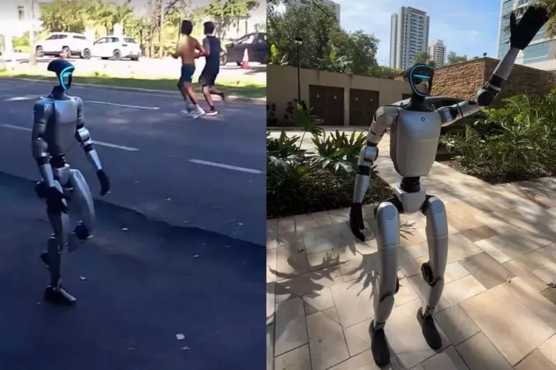 Robô Humanoide é Flagrado Passeando por Parque em Maringá — Veja o Vídeo!