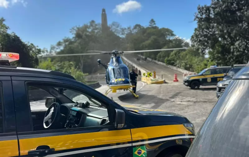 Roubo de carga termina em troca de tiros com PRF na Serra das Araras, Piraí