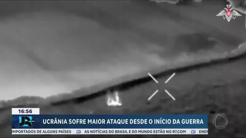 Rússia lança maior ataque com drones e mísseis desde o início da guerra contra a Ucrânia