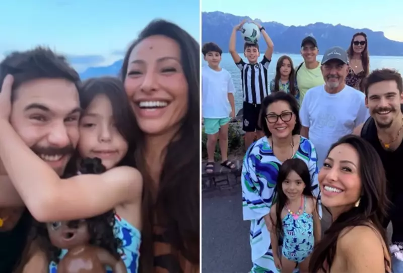 Sabrina Sato e Nicolas Prattes aproveitam férias na Suíça com a família: veja os momentos