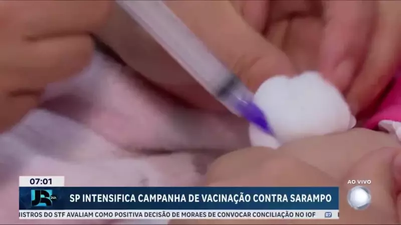 São Paulo intensifica vacinação contra sarampo após surto em países vizinhos