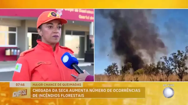 Seca em Brasília: Incêndios florestais se intensificam e preocupam autoridades
