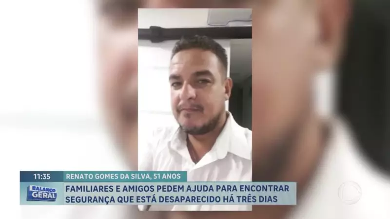 Segurança desaparecido em Brasília: família desesperada pede ajuda para localizá-lo
