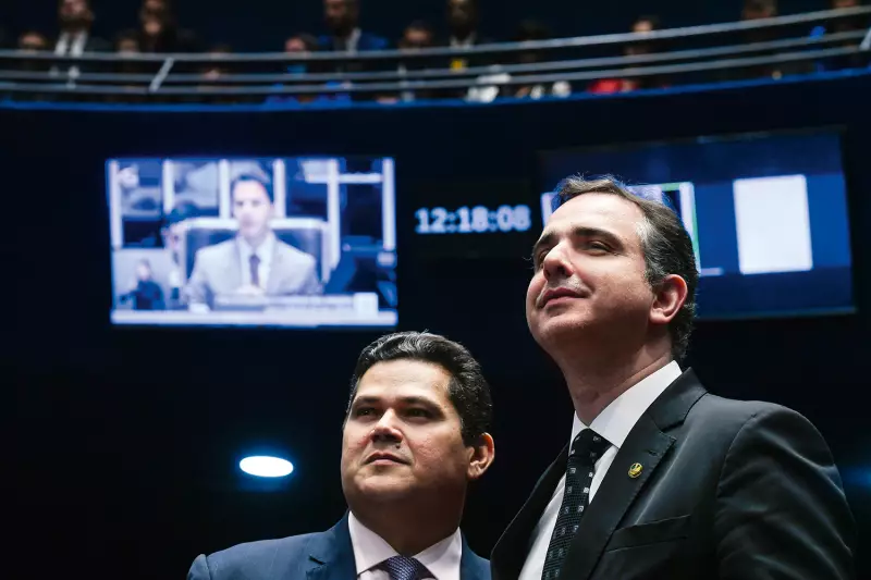 Segurança reforçada no Senado: Davi Alcolumbre e Rodrigo Pacheco sob proteção especial