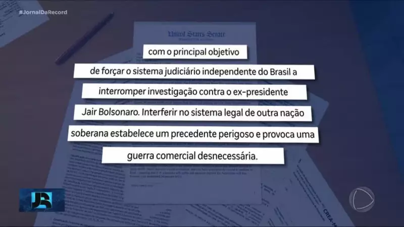 Senadores dos EUA alertam Trump: tarifas contra o Brasil podem causar estragos econômicos