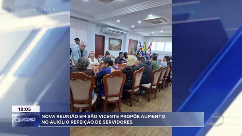 Servidores de São Vicente podem ganhar aumento no auxílio-refeição — saiba os detalhes