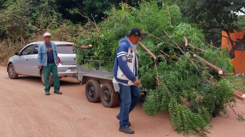Servidores flagram tentativa de descarte irregular de lixo no Costa Verde em Mato Grosso