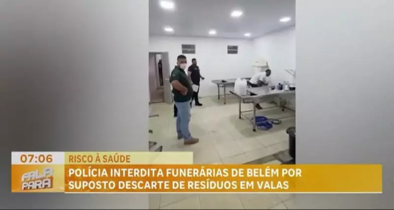 Sete funerárias são fechadas por descarte irregular de sangue e formol — veja os detalhes