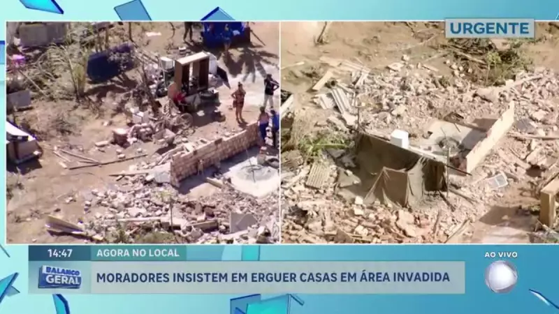 Sol Nascente, DF: Moradores lutam para reconstruir casas em área irregular após despejo