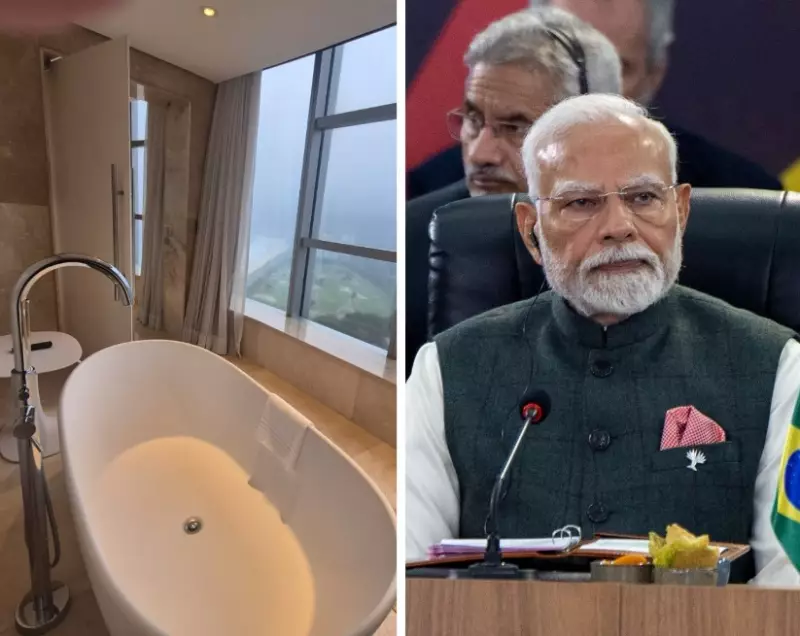 Surpresa para o presidente indiano Modi ao chegar em hotel no Rio: veja o que aconteceu