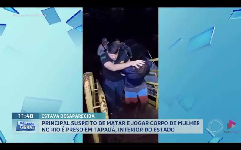 Suspeito de assassinar mulher e jogar corpo no rio é preso em Tapauá-AM — veja detalhes