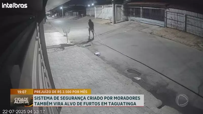 Taguatinga-DF: Até sistema de segurança criado por moradores vira alvo de ladrões — ironia ou novo normal?