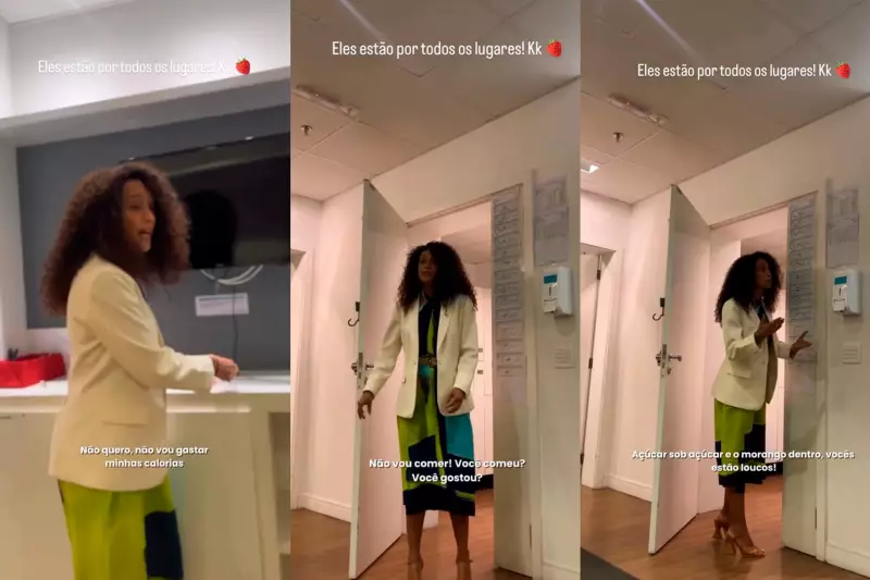 Tais Araújo choca fãs ao recusar 'morango do amor' açucarado: 'Prefiro o natural!'