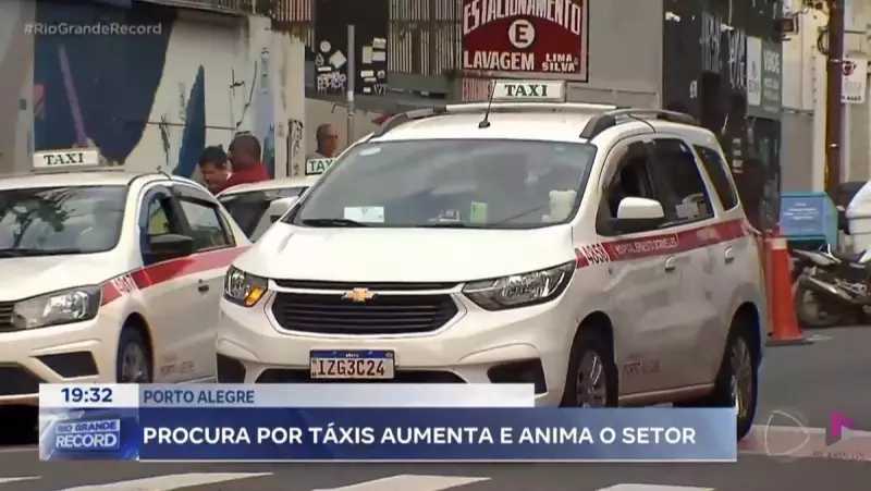 Taxistas de Porto Alegre celebram recuperação e alta demanda em 2025