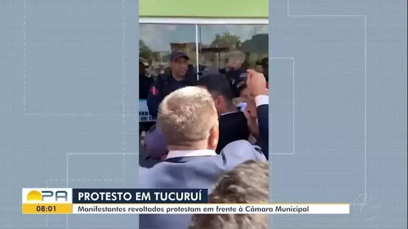 Tensão explode em protesto durante eleição da mesa diretora no sudeste do Pará