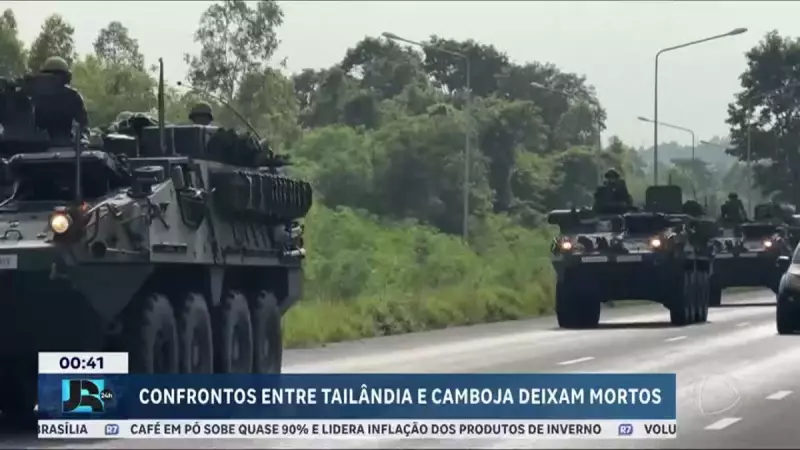 Tensão na fronteira: Choques entre Tailândia e Camboja deixam mortos e feridos
