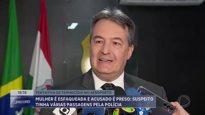 Tentativa de feminicídio no Aeroporto de Brasília: homem é preso após agredir mulher a socos e pontapés