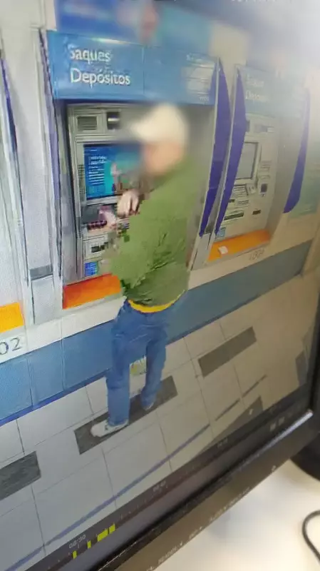 Tentativa de golpe em caixa eletrônico é flagrada por câmera de segurança em Volta Redonda