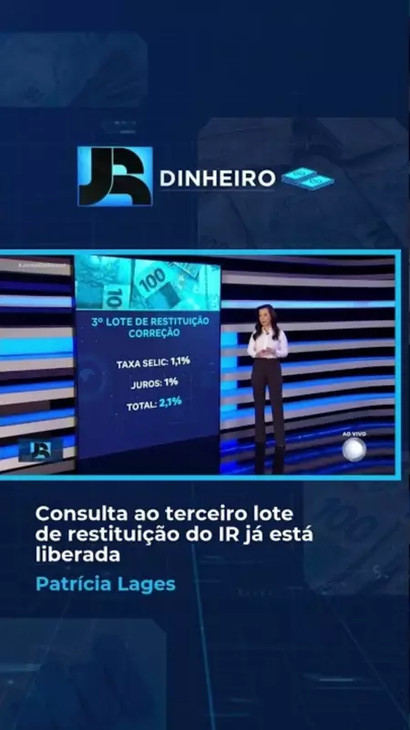 Terceiro lote do IR 2024 já está liberado: saiba como consultar seu dinheiro