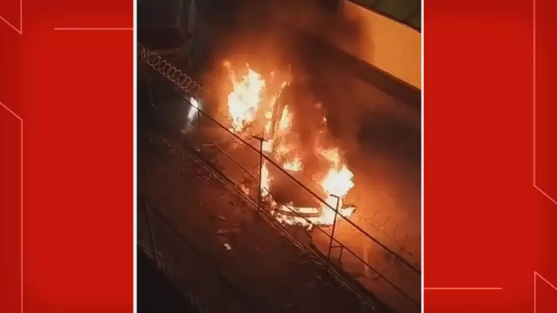 Terror em Taguatinga: Criminosos invadem condomínio e incendeiam carros de moradoras