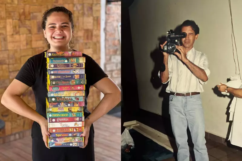 Tesouro emocional: Consultora de marketing descobre coleção rara de fitas VHS deixada pelo pai antes de morrer